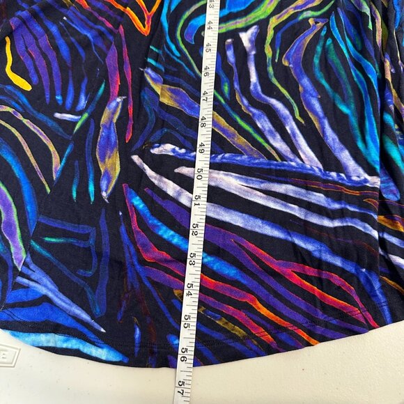 Soft Surroundings Mariyaba Maxi Dress Sz 2X Colorful Ruched Jersey Knit - Picture 9 of 10